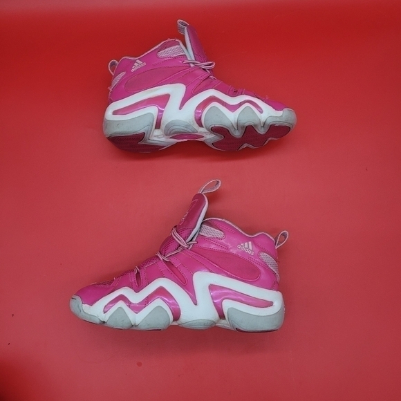 ADIDAS CRAZY 8 Kobe Basketball Shoes 6.5 Women 5 Youth Pink White - Picture 4 of 13